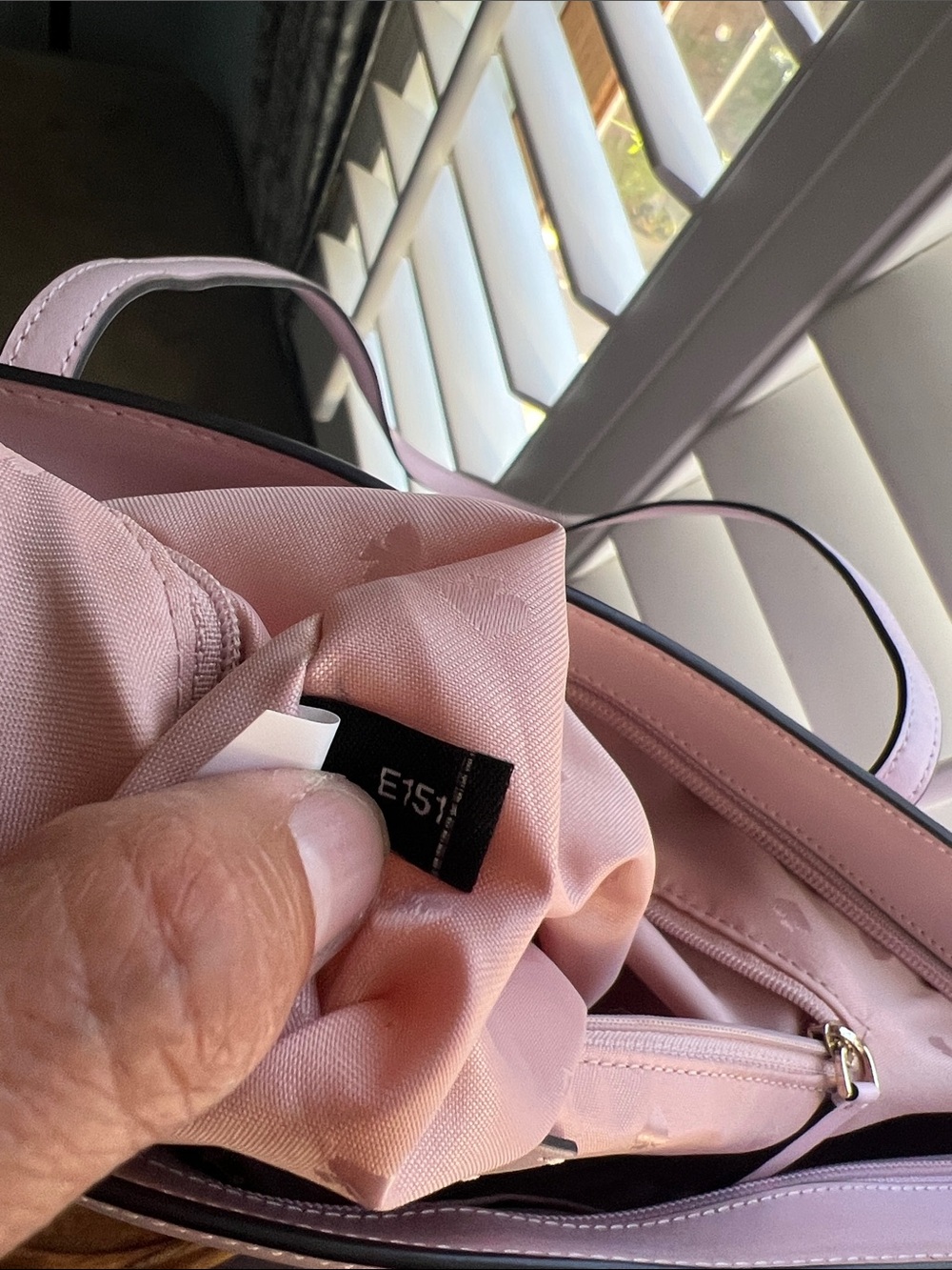 Kate Spade, Large, blush pink leather tote, EUC - Picture 11 of 13